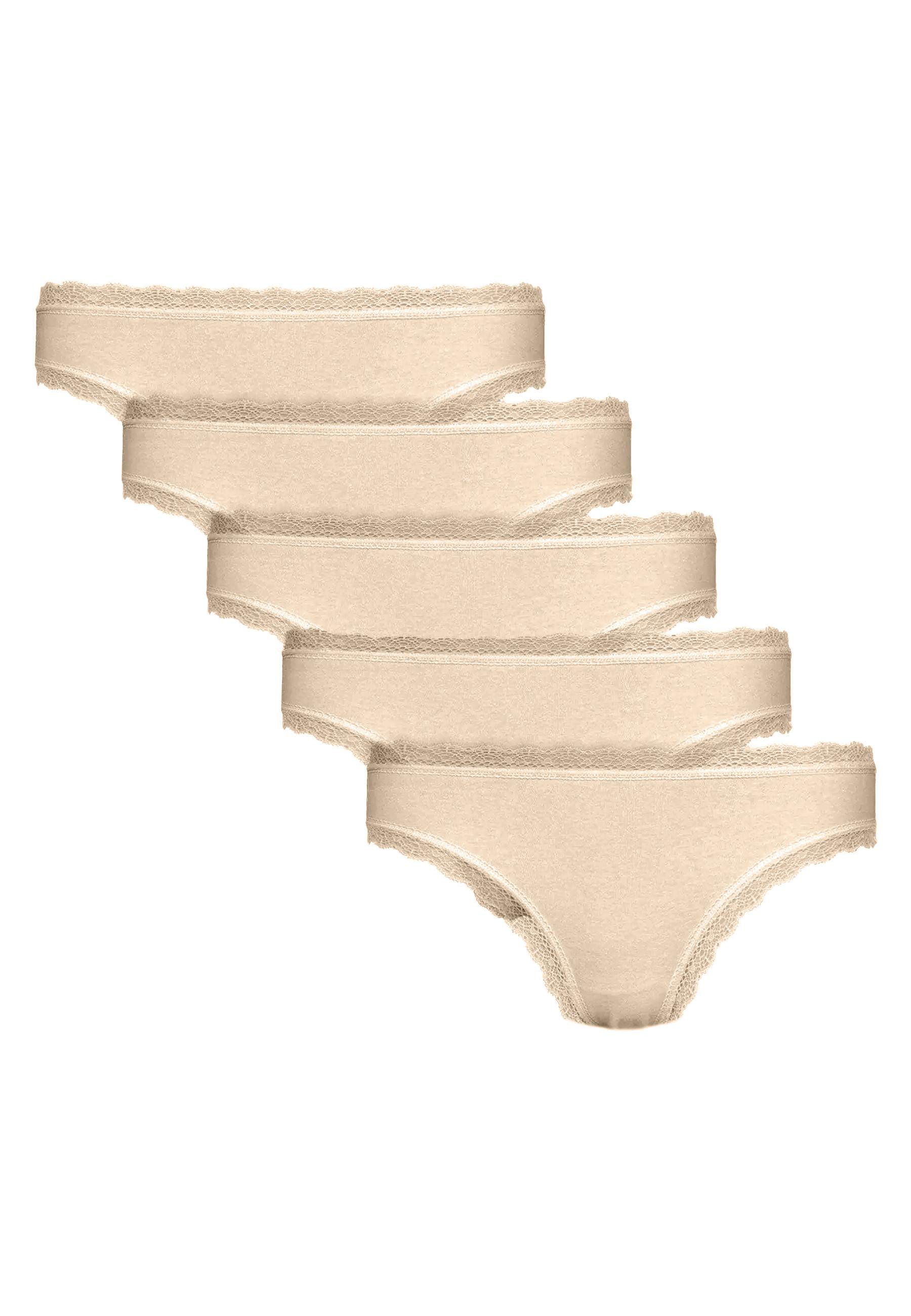 Maxte Cotton Lace Tanga 5er Pack  