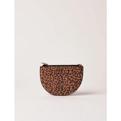 Maradji Simone Porte-Monnaie Demi-Lune Imprimé Léopard  