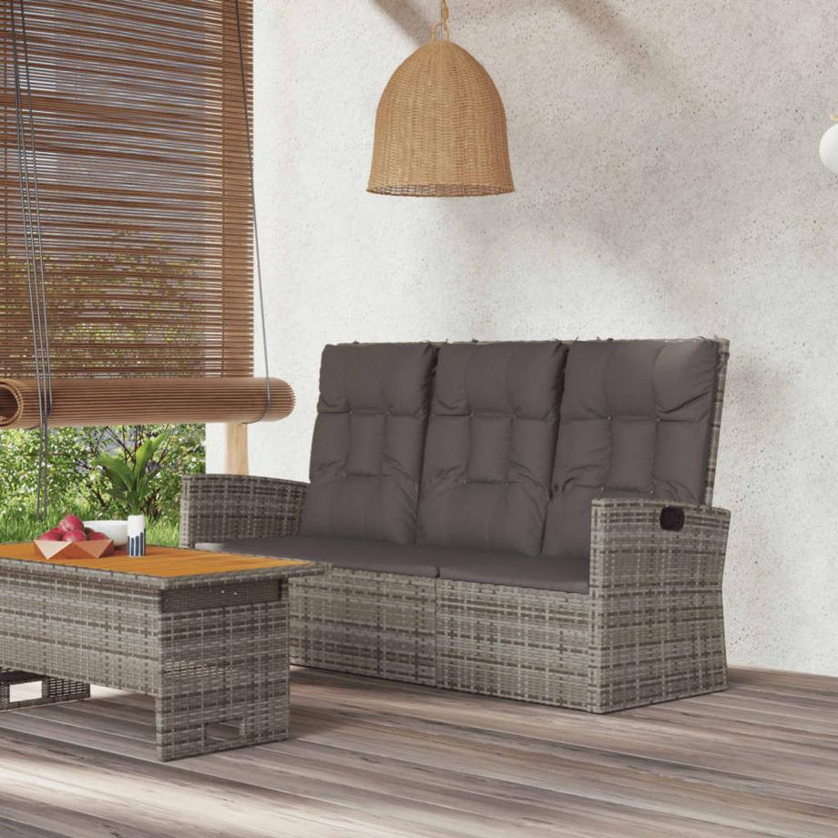 VidaXL Gartenbank poly-rattan  