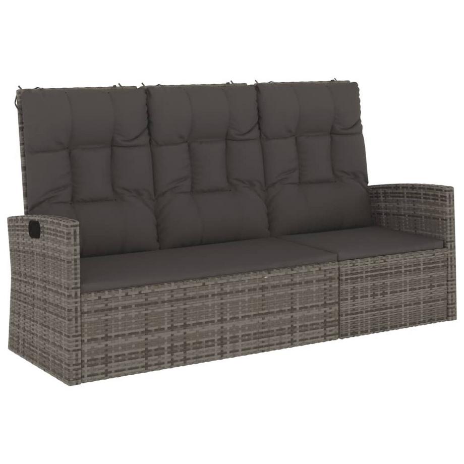 Gartenbank poly-rattan