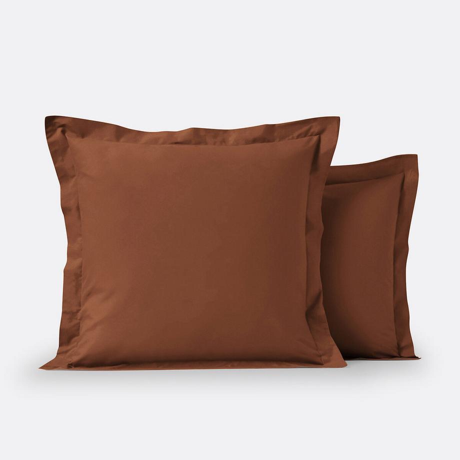 La Redoute Intérieurs Scenario Taie unie Coton Biologique à Volant Plat  