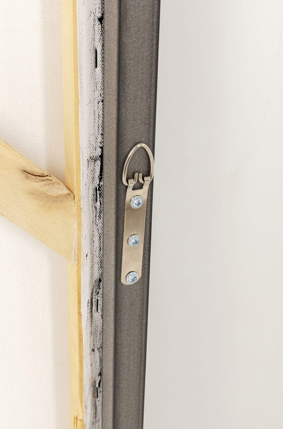 KARE Design Quadro con cornice Silence marrone 120x120  