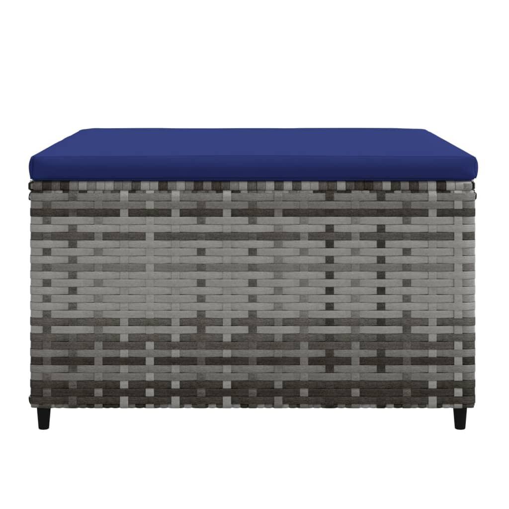 VidaXL  Gartenhocker poly-rattan 