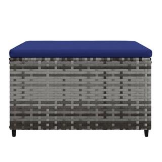 VidaXL  Gartenhocker poly-rattan 