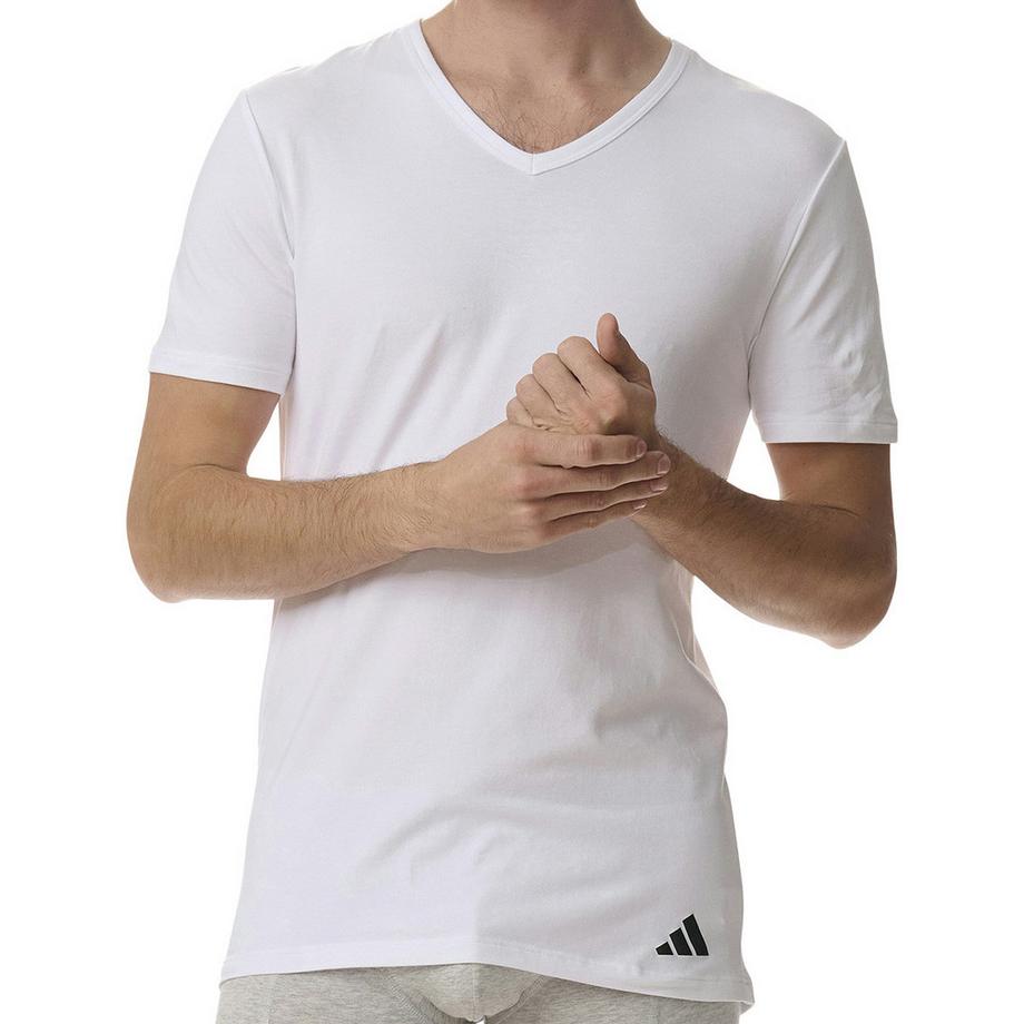 adidas 4er Pack Active Flex Cotton - Unterhemd / Shirt Kurzarm  
