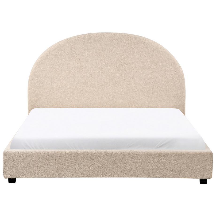 Beliani Wasserbett aus Bouclé  VAUCLUSE  