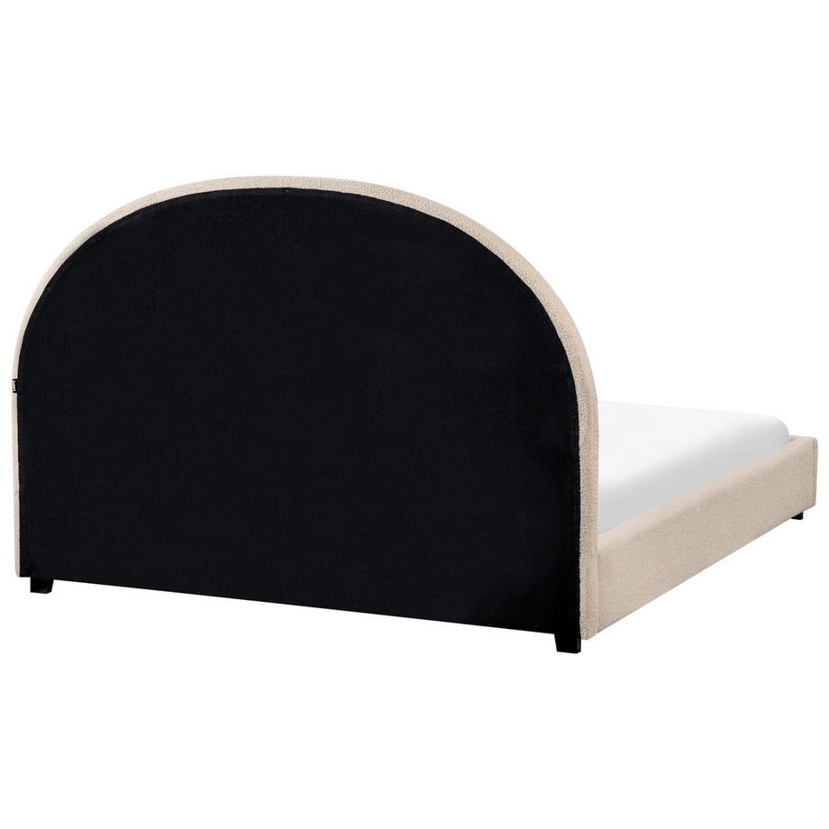 Beliani Wasserbett aus Bouclé  VAUCLUSE  