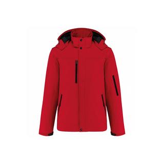 Kariban  fleece-gefütterte softshelljacke mit kapuze 