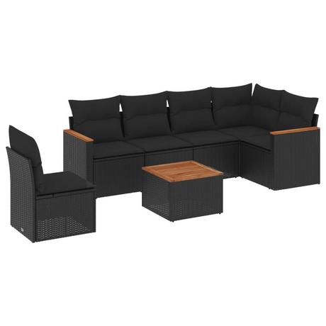 VidaXL Garten sofagarnitur poly-rattan  