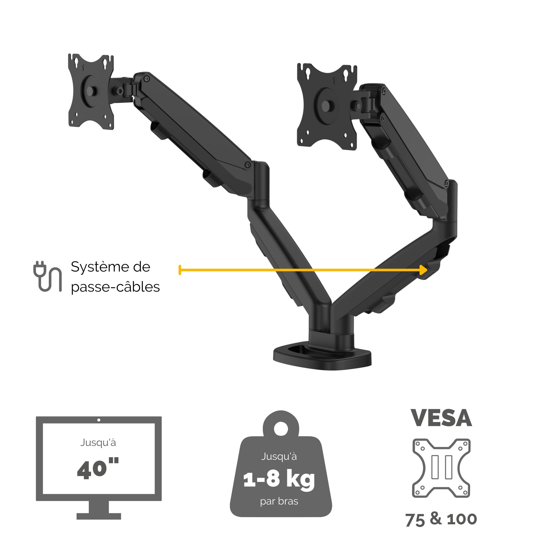 Fellowes  Display-Standfuss Eppa für 2 Monitore 