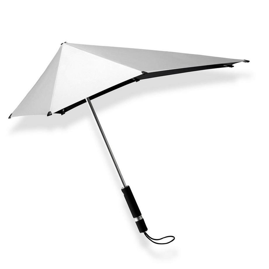 Senz  Senz Original Long Stick Storm Regenschirm, Shiny Silber 