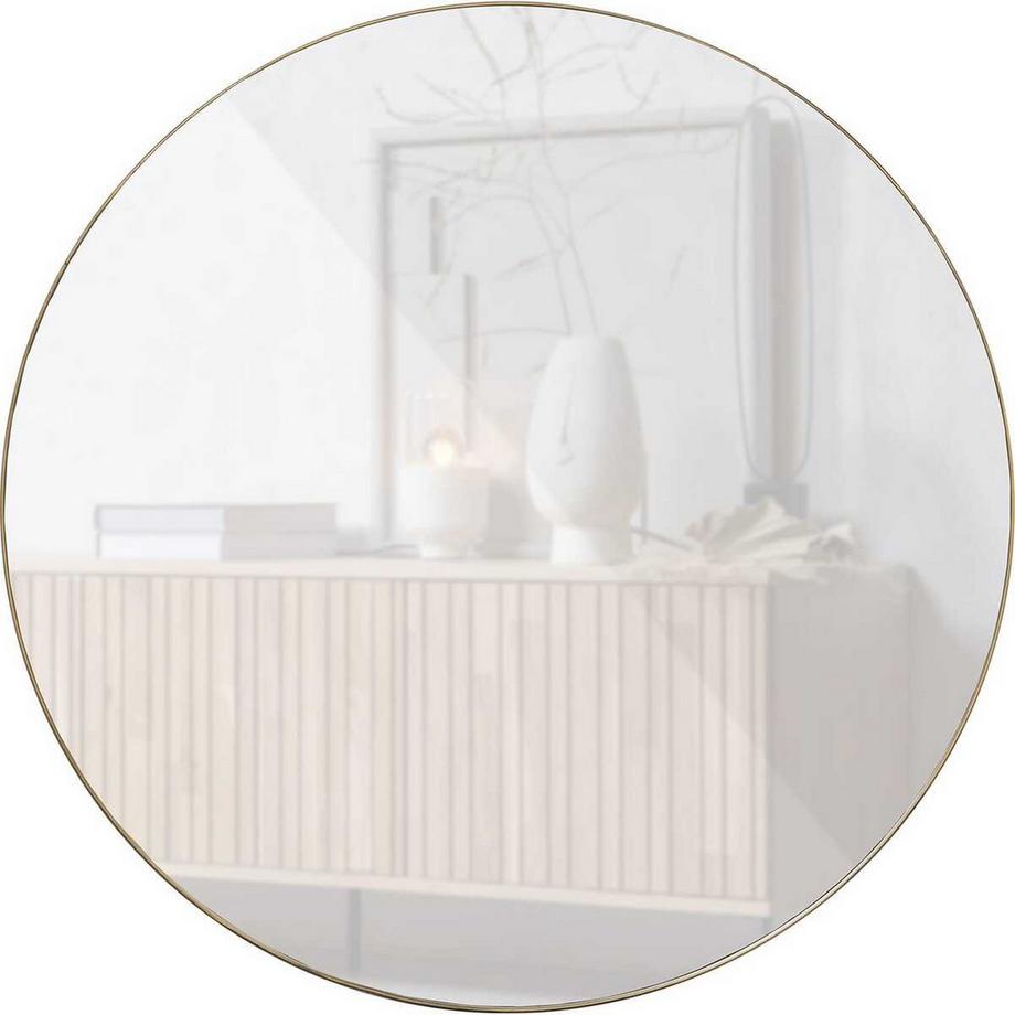 mutoni Wandspiegel Doutzen Metall Gold 115x115  