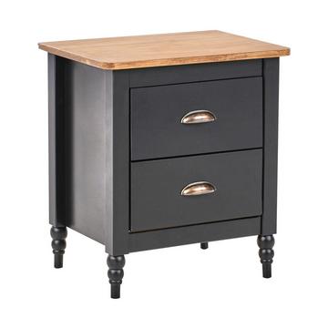 Comodino 2 cassetti en Legno di pino Retrò SHILLINGTON