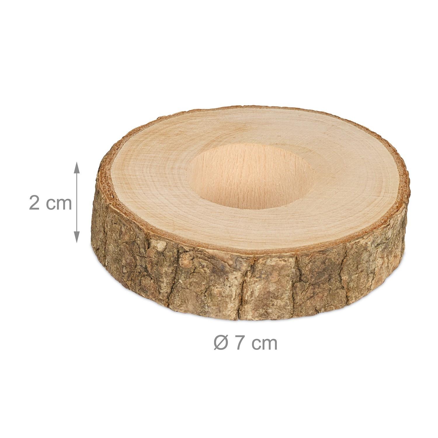 B2X Anelli per tovaglioli in legno, confezione da 20  