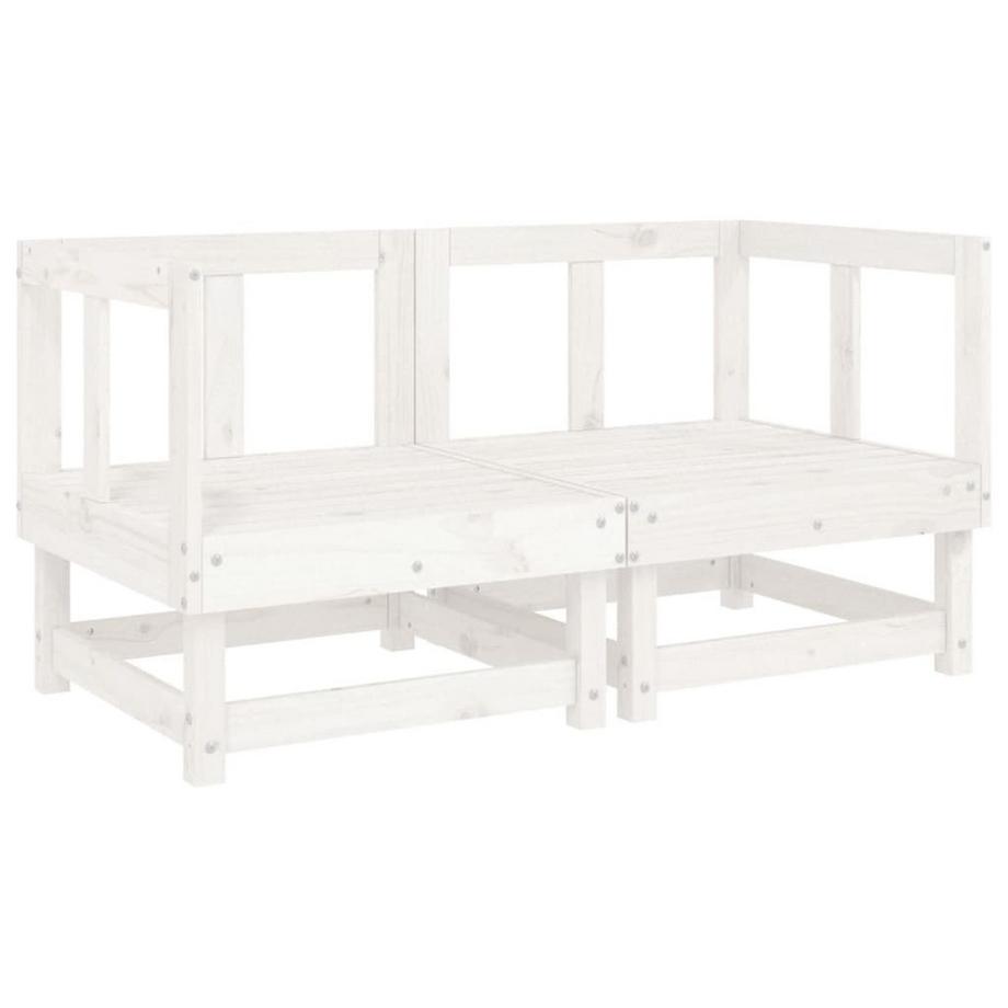 VidaXL Canapé d'angle bois  