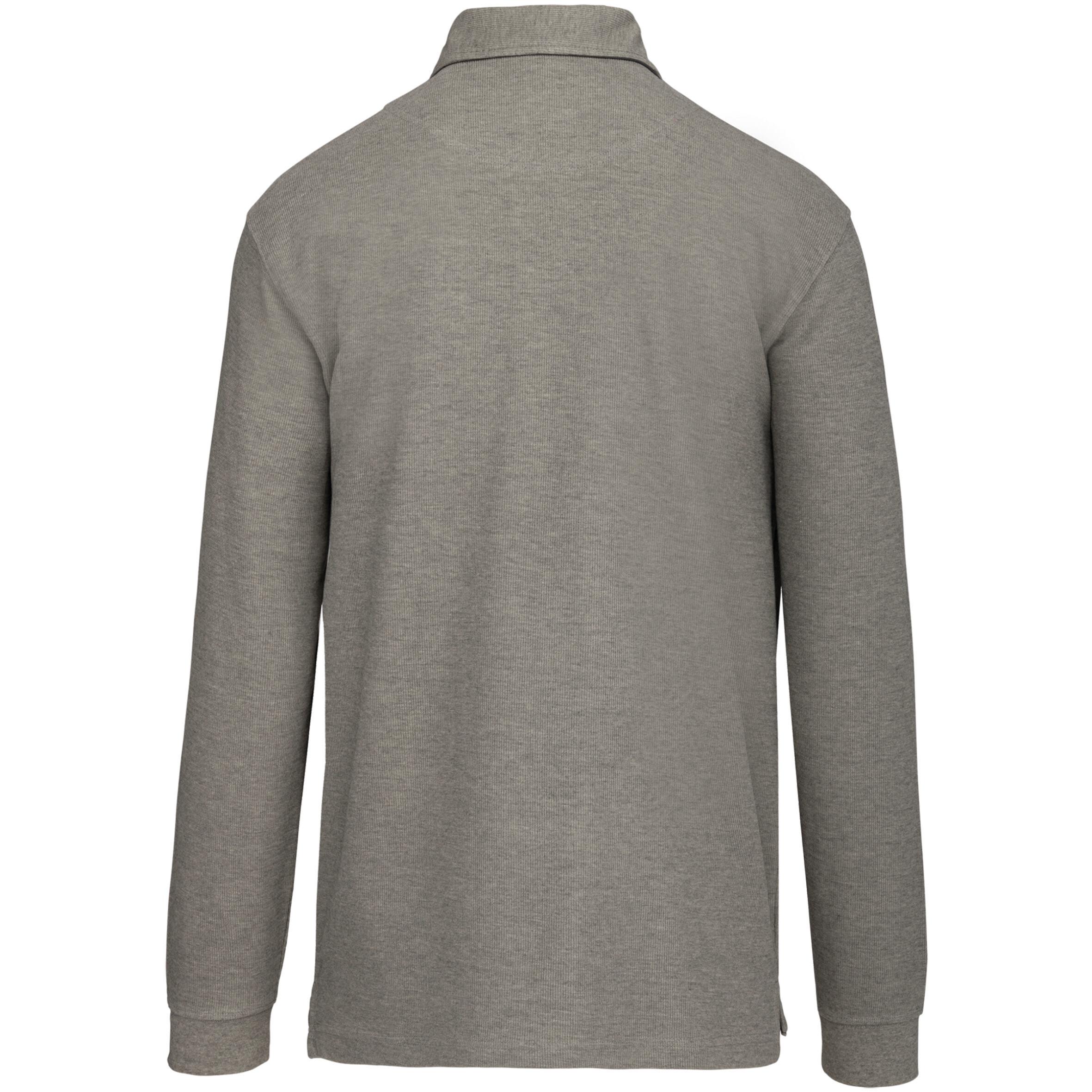 Kariban Polo a maniche lunghe a coste French Rib  