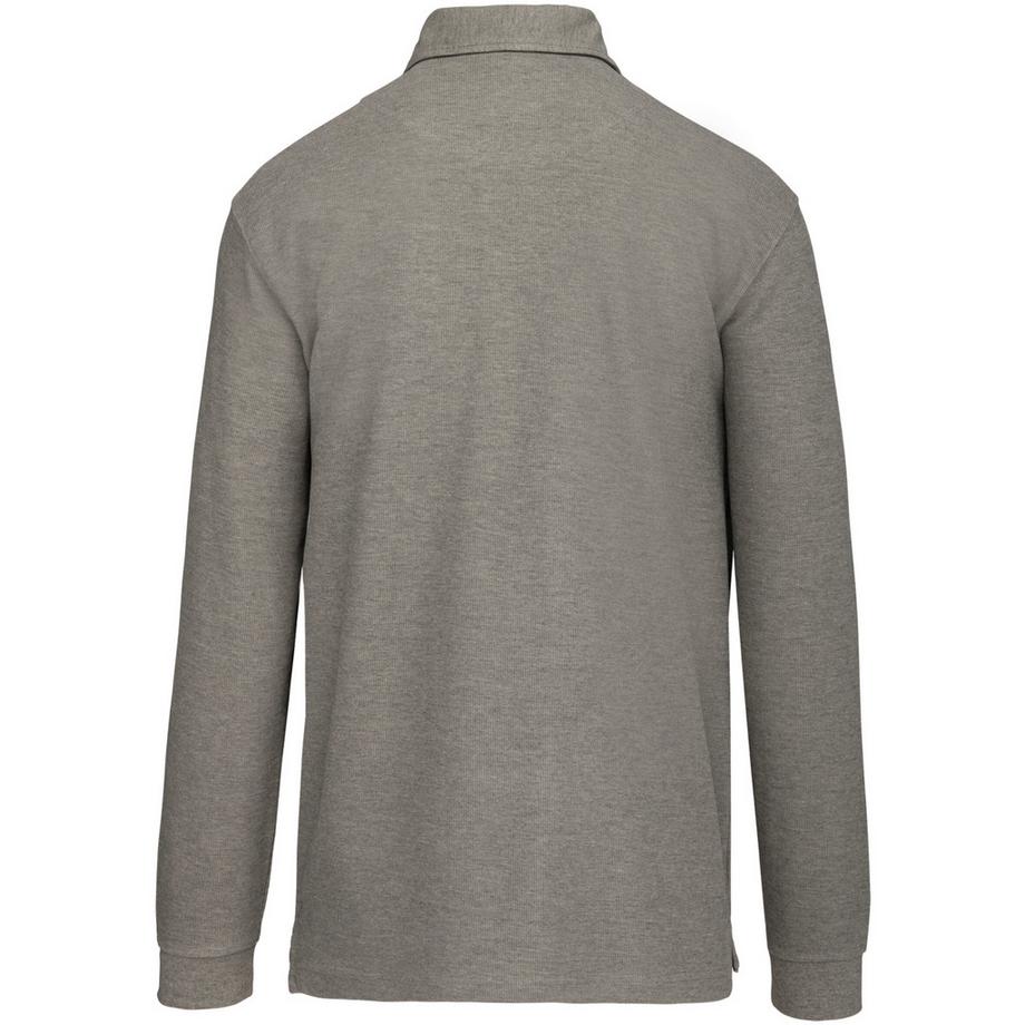 Kariban Polo côtelé manches longues French Rib  