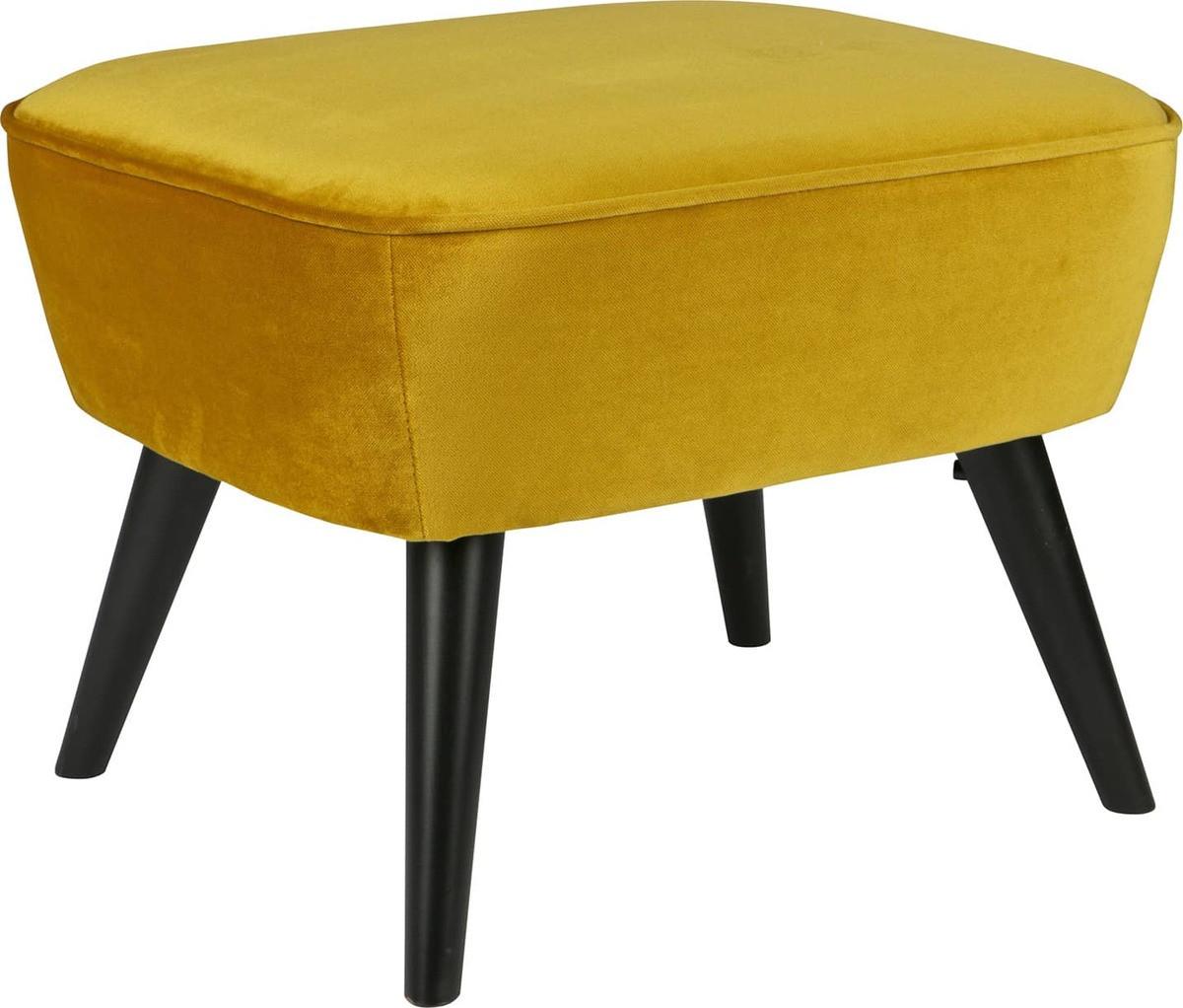 mutoni Tabouret Sara Velvet ocre  