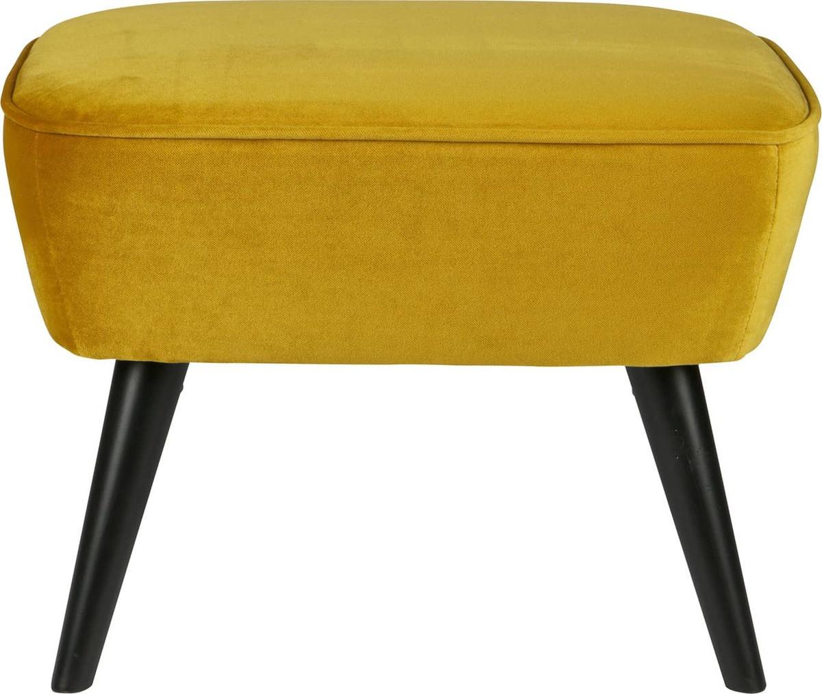 mutoni Tabouret Sara Velvet ocre  