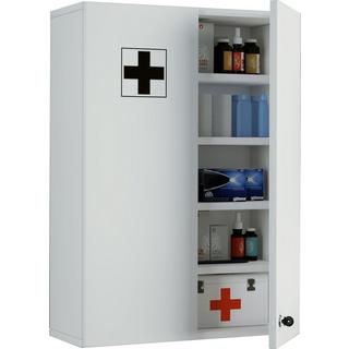 VCM Medizinschrank Arzneischrank Apothekerschrank Wand Schrank abschließbar Medasa XL  