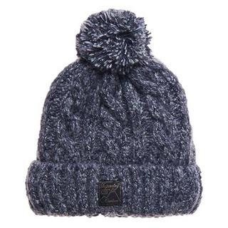 Superdry  Berretto Donne Vestibilità confortevole-TWEED CABLE BEANIE 