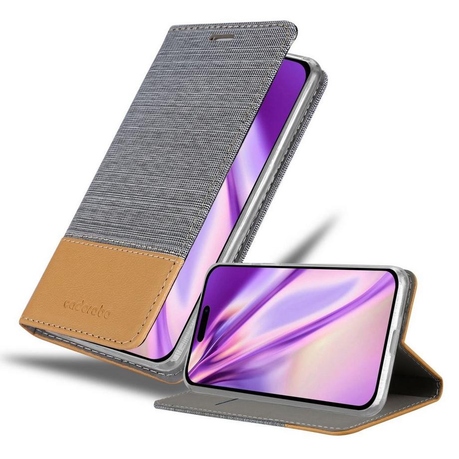 Cadorabo  Housse compatible avec Apple iPhone 14 PRO MAX - Coque de protection avec fermeture magnétique, fonction de support et compartiment pour carte 