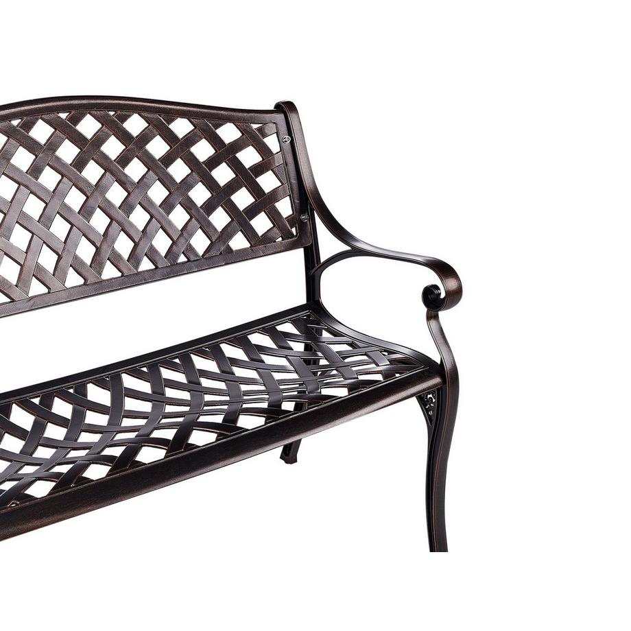 Beliani Panchina da giardino en Alluminio Retrò STAGGIA  
