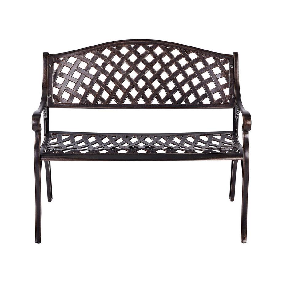 Beliani Panchina da giardino en Alluminio Retrò STAGGIA  