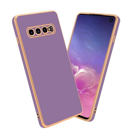 Cadorabo  Housse compatible avec Samsung Galaxy S10 4G - Coque de protection en silicone TPU flexible et avec protection pour appareil photo 