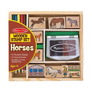 Melissa & Doug Stempelset Pferde  