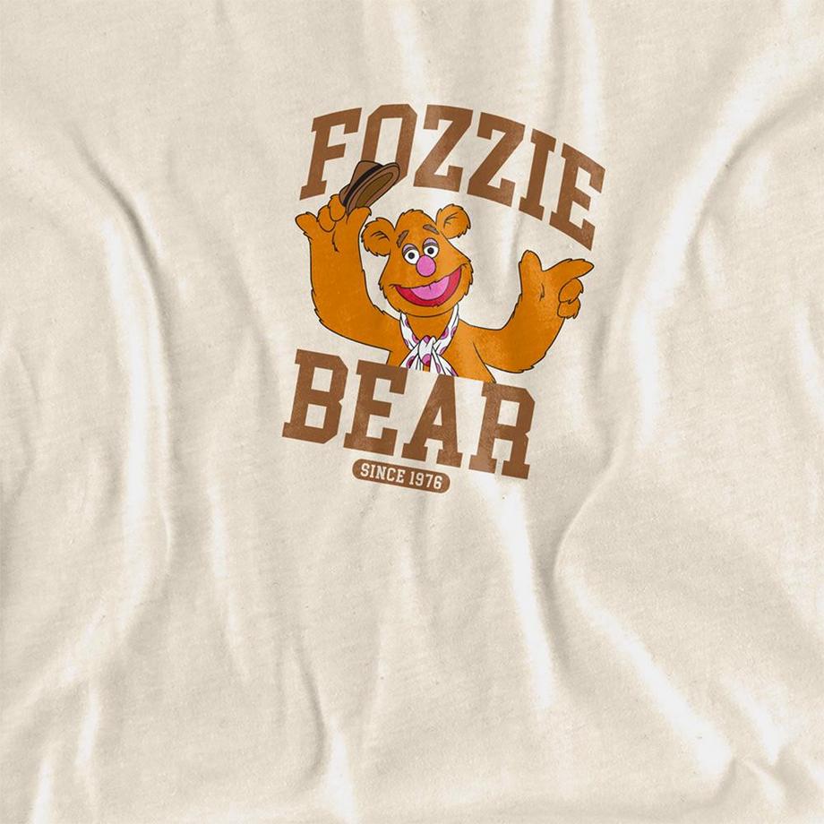 The Muppets  T-ShirtMotif Fozzie L´ours Motiftyle Collégien 