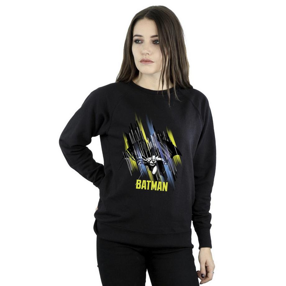 DC COMICS Batman Grafikdruck Sweatshirt  