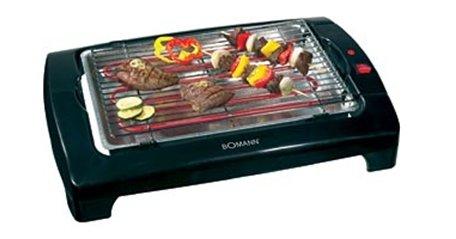 Bomann  BQ 1240 CB N Barbeque-Tischgrill, 2000W 