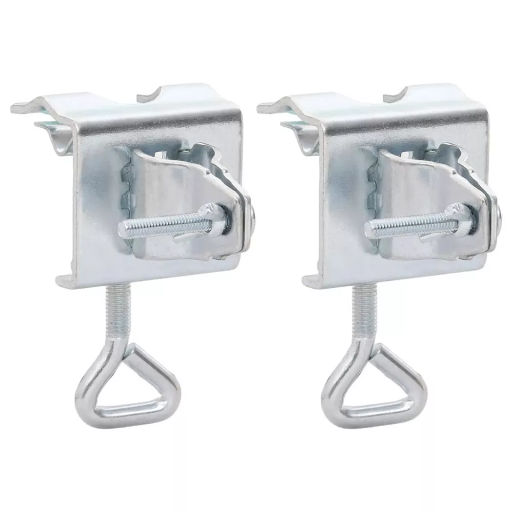 VidaXL - Sonnenschirmhalter balkon, One Size, Silber