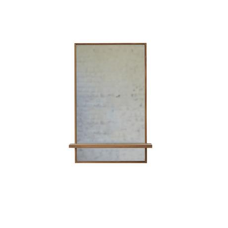 Tikamoon Miroir en teck 75x45 cm Galyno  