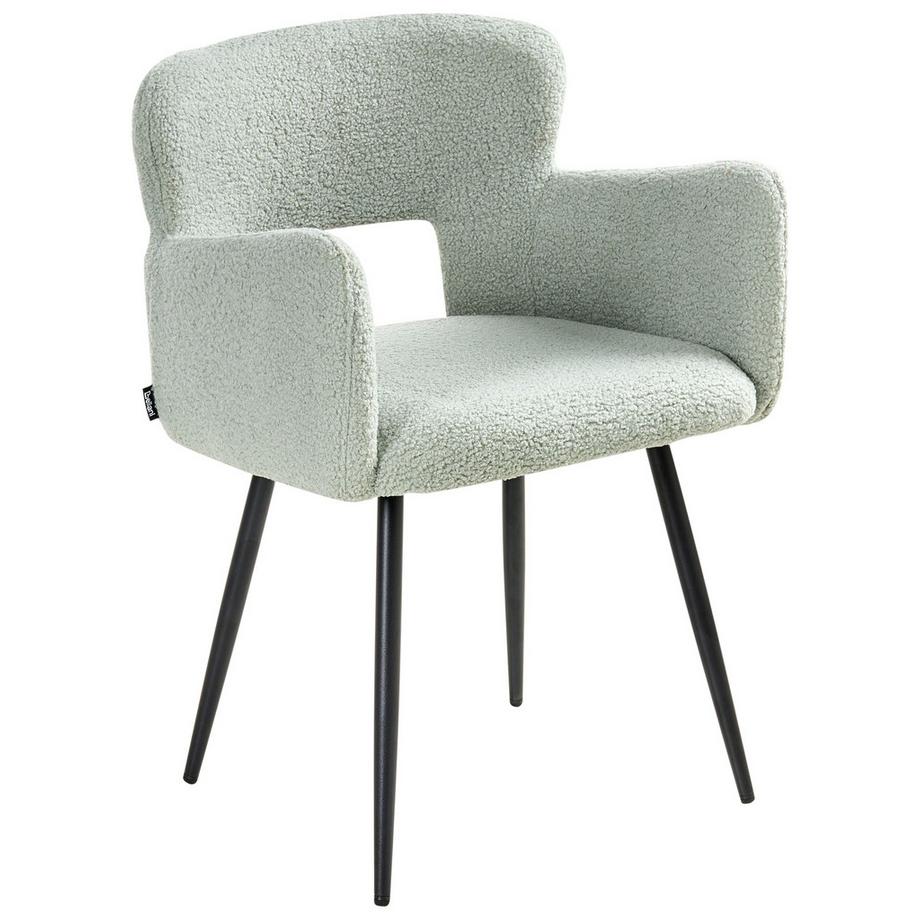 Beliani Set di 2 sedie da pranzo en Bouclé Moderno SANILAC  