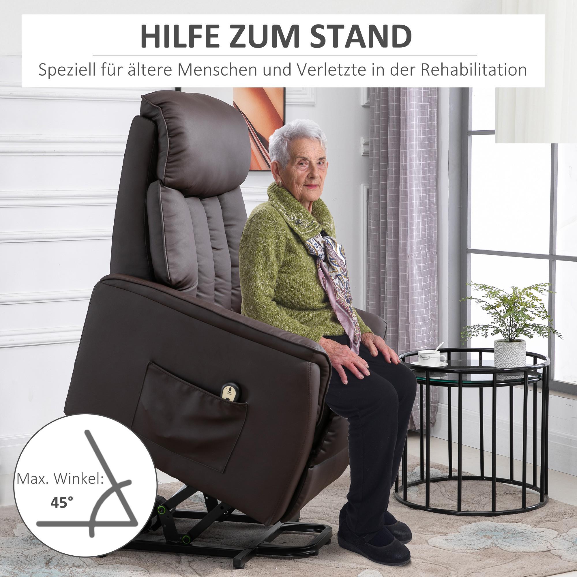 HOMCOM  Sessel mit Aufstehhilfe 