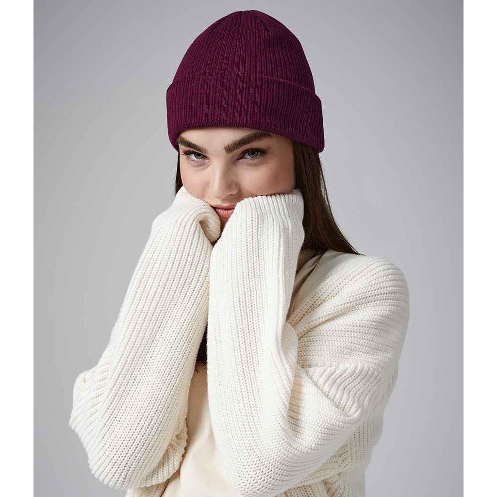 Beechfield Berretto a coste in maglia  