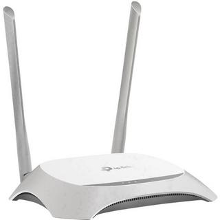 tp link  TL-WR840N router wireless Fast Ethernet Banda singola (2.4 GHz) Grigio, Bianco 