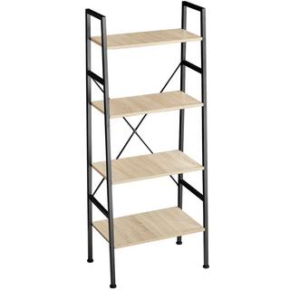 Tectake Etagère échelle NEWCASTLE style industriel 57,5 x 35,5 x 139 cm  