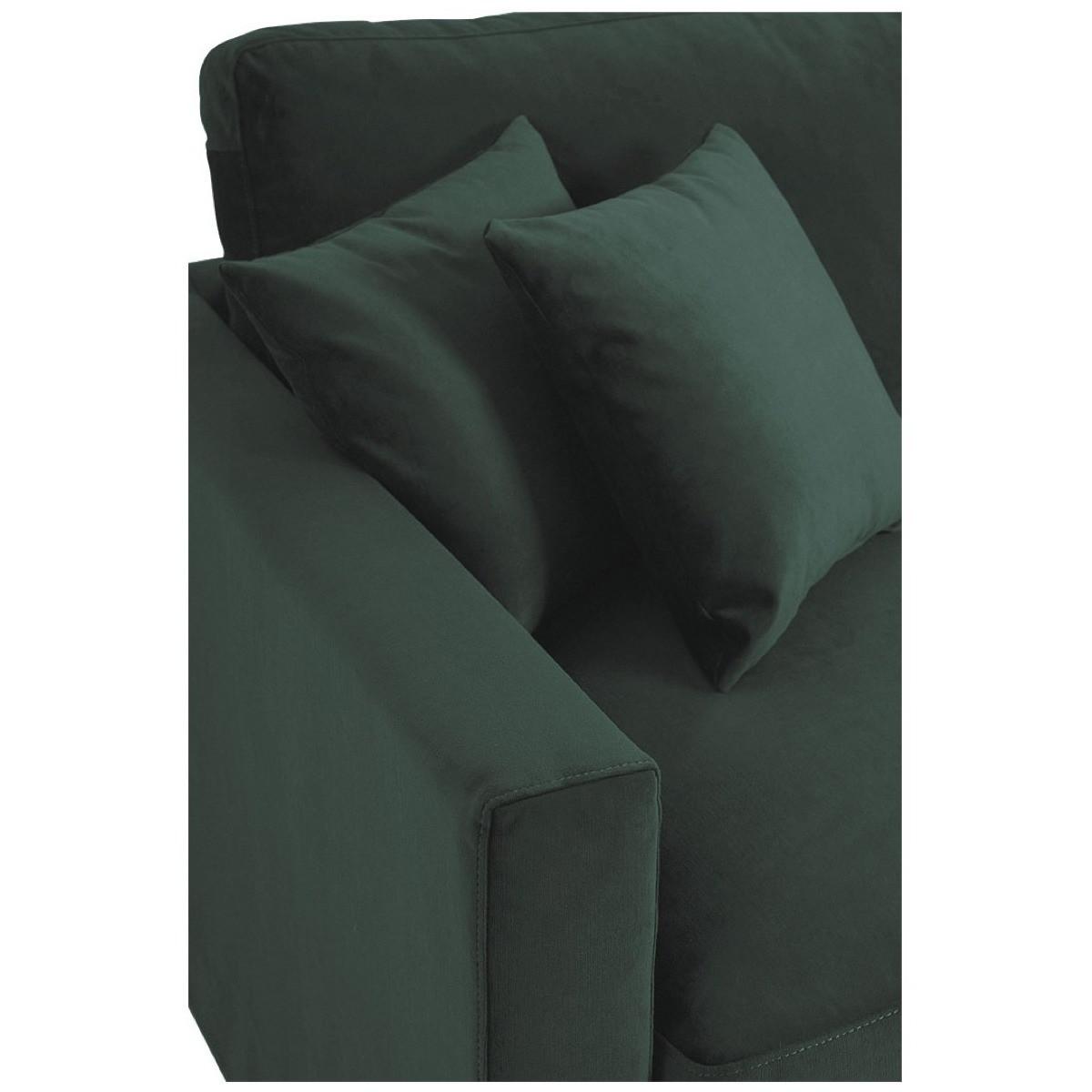 Blanc d'Ivoire Sofa Angie Samt waldgrün 215  