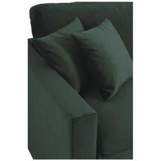 Blanc d'Ivoire Sofa Angie Samt waldgrün 215  