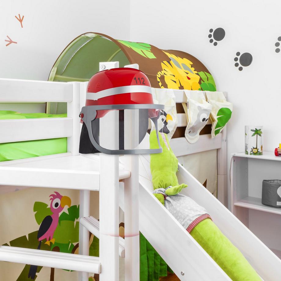 B2X  Casque de pompier rouge pour enfants 