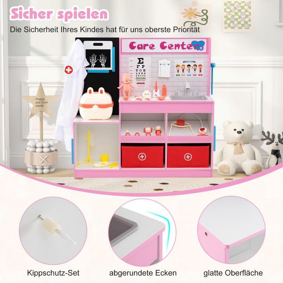 Northix  Set da gioco medico per bambini con accessori 