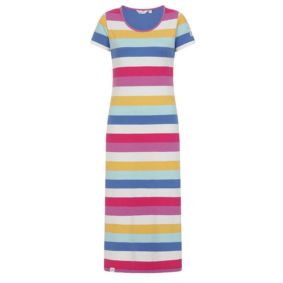 TShirtKleid, Lang, Baumwolljersey