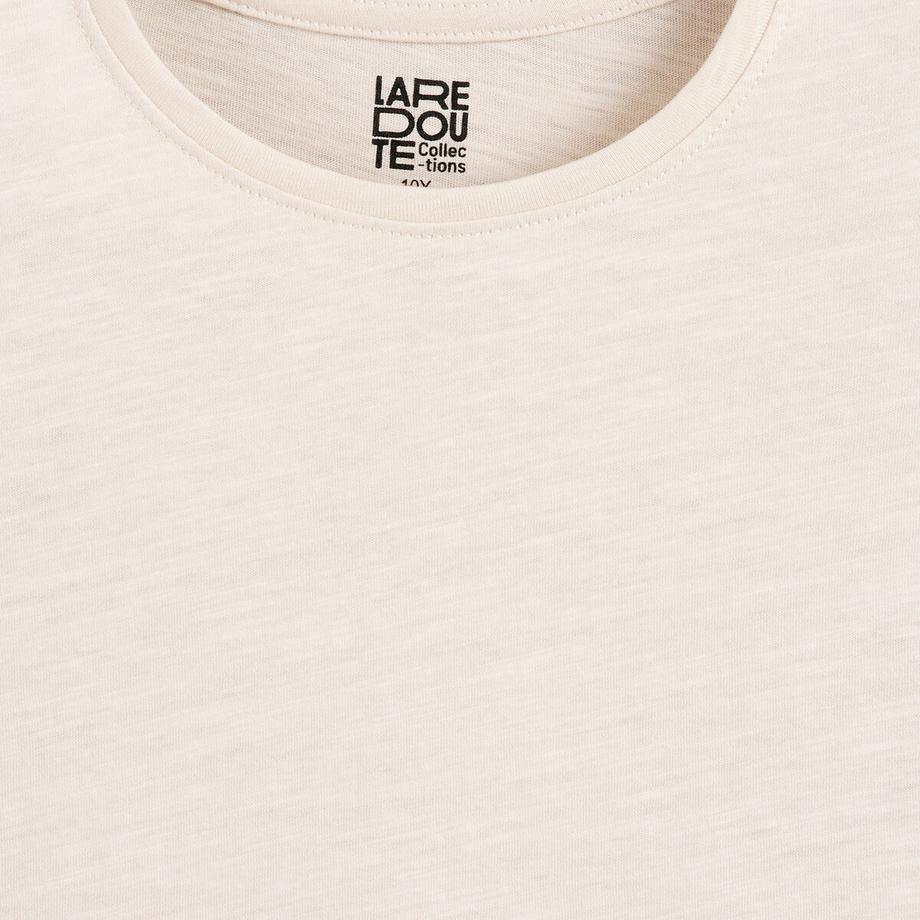 La Redoute Collections  T-Shirt mit kurzen Volantärmeln 