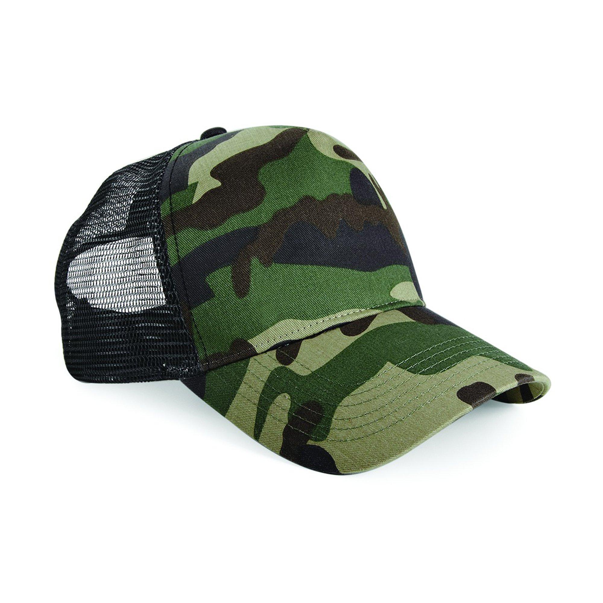 Beechfield  Retro Camouflage TruckerKappe BaseballKappe mit Tarnmuster 