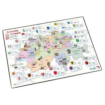 LÄUFER Schreibunterlage, Entdecke die Schweiz