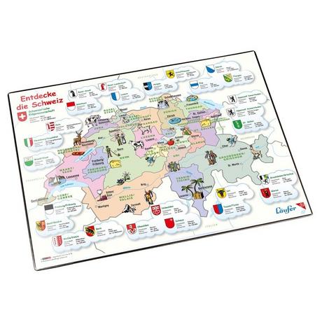 Läufer LÄUFER Schreibunterlage, Entdecke die Schweiz  