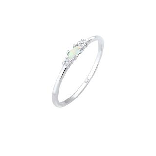 Elli  Ring Filigran Opal Zirkonia 